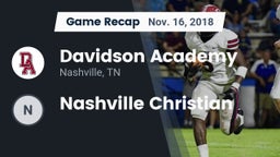 Recap: Davidson Academy  vs. Nashville Christian 2018