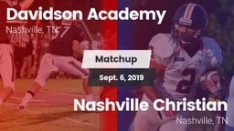Matchup: Davidson Academy vs. Nashville Christian  2019