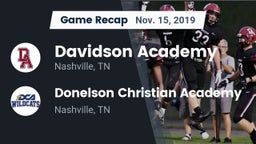 Recap: Davidson Academy  vs. Donelson Christian Academy  2019