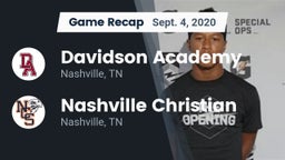 Recap: Davidson Academy  vs. Nashville Christian  2020