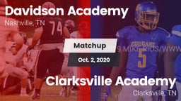 Matchup: Davidson Academy vs. Clarksville Academy 2020