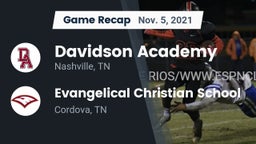 Recap: Davidson Academy  vs. Evangelical Christian School 2021