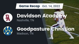 Recap: Davidson Academy  vs. Goodpasture Christian  2022