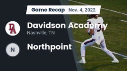Recap: Davidson Academy  vs. Northpoint 2022