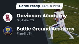 Recap: Davidson Academy  vs. Battle Ground Academy  2023