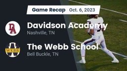 Recap: Davidson Academy  vs. The Webb School 2023