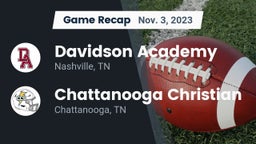 Recap: Davidson Academy  vs. Chattanooga Christian  2023