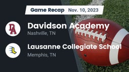 Recap: Davidson Academy  vs. Lausanne Collegiate School 2023
