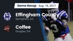 Recap: Effingham County  vs. Coffee  2017