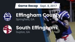 Recap: Effingham County  vs. South Effingham  2017
