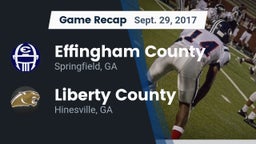 Recap: Effingham County  vs. Liberty County  2017