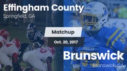 Matchup: Effingham County vs. Brunswick  2017