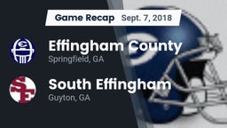 Recap: Effingham County  vs. South Effingham  2018