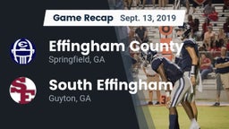 Recap: Effingham County  vs. South Effingham  2019