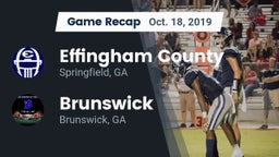 Recap: Effingham County  vs. Brunswick  2019