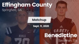 Matchup: Effingham County vs. Benedictine  2020