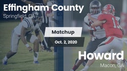 Matchup: Effingham County vs. Howard  2020