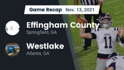 Recap: Effingham County  vs. Westlake  2021