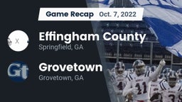 Recap: Effingham County  vs. Grovetown  2022