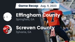 Recap: Effingham County  vs. Screven County  2023