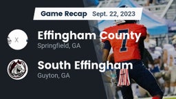 Recap: Effingham County  vs. South Effingham  2023