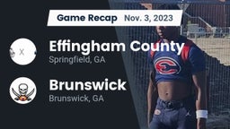Recap: Effingham County  vs. Brunswick  2023