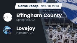 Recap: Effingham County  vs. Lovejoy  2023