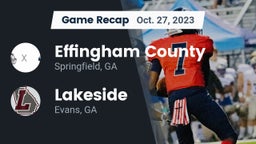 Recap: Effingham County  vs. Lakeside  2023