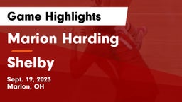 Marion Harding  vs Shelby  Game Highlights - Sept. 19, 2023