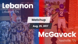 Matchup: Lebanon  vs. McGavock  2017
