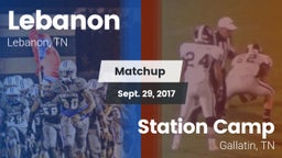 Matchup: Lebanon  vs. Station Camp 2017