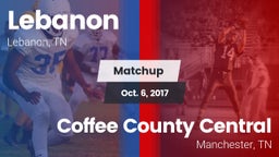 Matchup: Lebanon  vs. Coffee County Central  2017