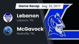 Recap: Lebanon  vs. McGavock  2017
