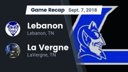 Recap: Lebanon  vs. La Vergne  2018