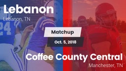 Matchup: Lebanon  vs. Coffee County Central  2018