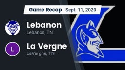 Recap: Lebanon  vs. La Vergne  2020