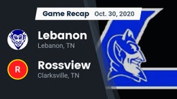 Recap: Lebanon  vs. Rossview  2020