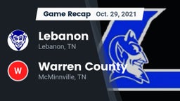 Recap: Lebanon  vs. Warren County  2021