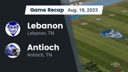 Recap: Lebanon  vs. Antioch  2023