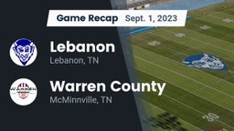 Recap: Lebanon  vs. Warren County  2023