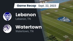 Recap: Lebanon  vs. Watertown  2023