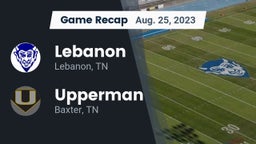 Recap: Lebanon  vs. Upperman  2023