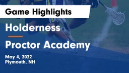 Holderness  vs Proctor Academy  Game Highlights - May 4, 2022