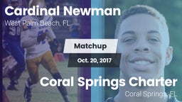 Matchup: Cardinal Newman vs. Coral Springs Charter  2017