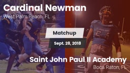 Matchup: Cardinal Newman vs. Saint John Paul II Academy 2018