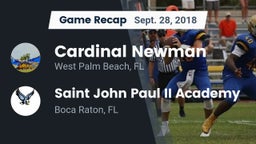 Recap: Cardinal Newman   vs. Saint John Paul II Academy 2018