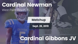 Matchup: Cardinal Newman vs. Cardinal Gibbons JV 2019