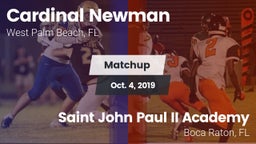 Matchup: Cardinal Newman vs. Saint John Paul II Academy 2019