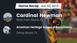 Recap: Cardinal Newman   vs. American Heritage School of Boca/Delray 2019