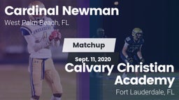 Matchup: Cardinal Newman vs. Calvary Christian Academy 2020